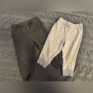 2 Pairs of Boys 2T pants - Jumping Beans Charcoal and Light Gray Kids Joggers